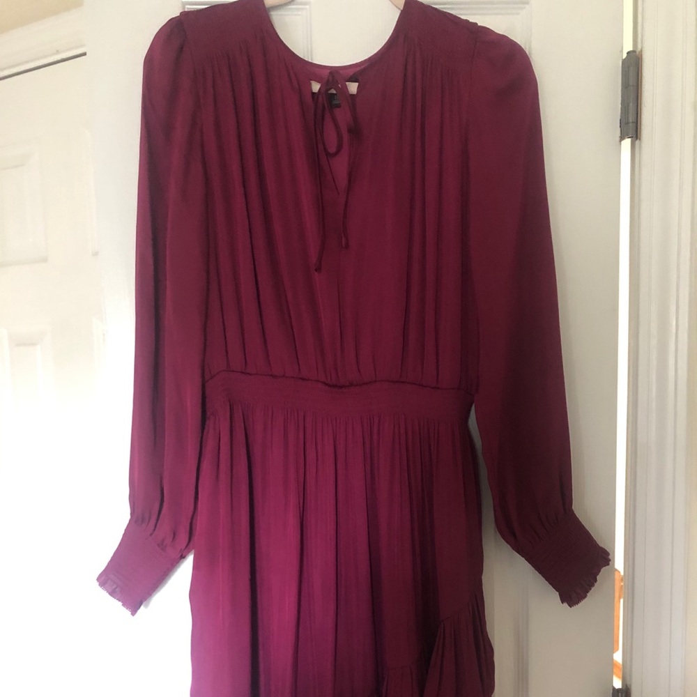 Silk berry colored  dress